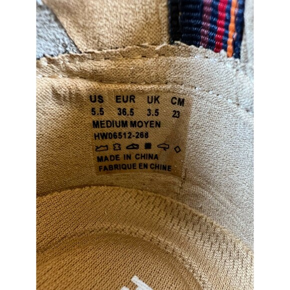 Hush Puppies Tricia Perf Lace Up Sneakers Womens 5.5 M Gray Nubuck Leather NWB - Picture 8 of 12